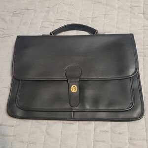 Black Leather Briefcase